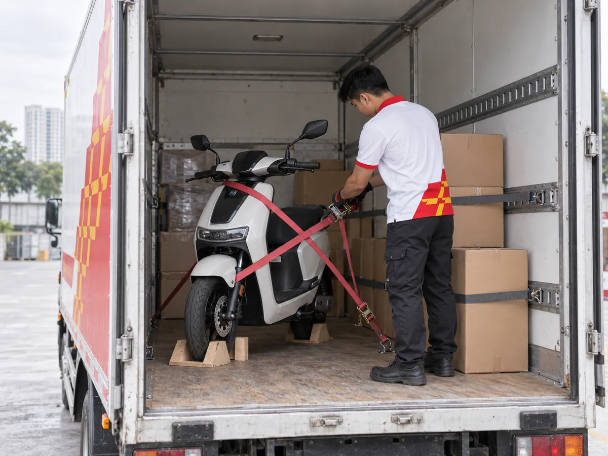Xe máy điện, xe đạp điện có gửi xe tải đi tỉnh được không?