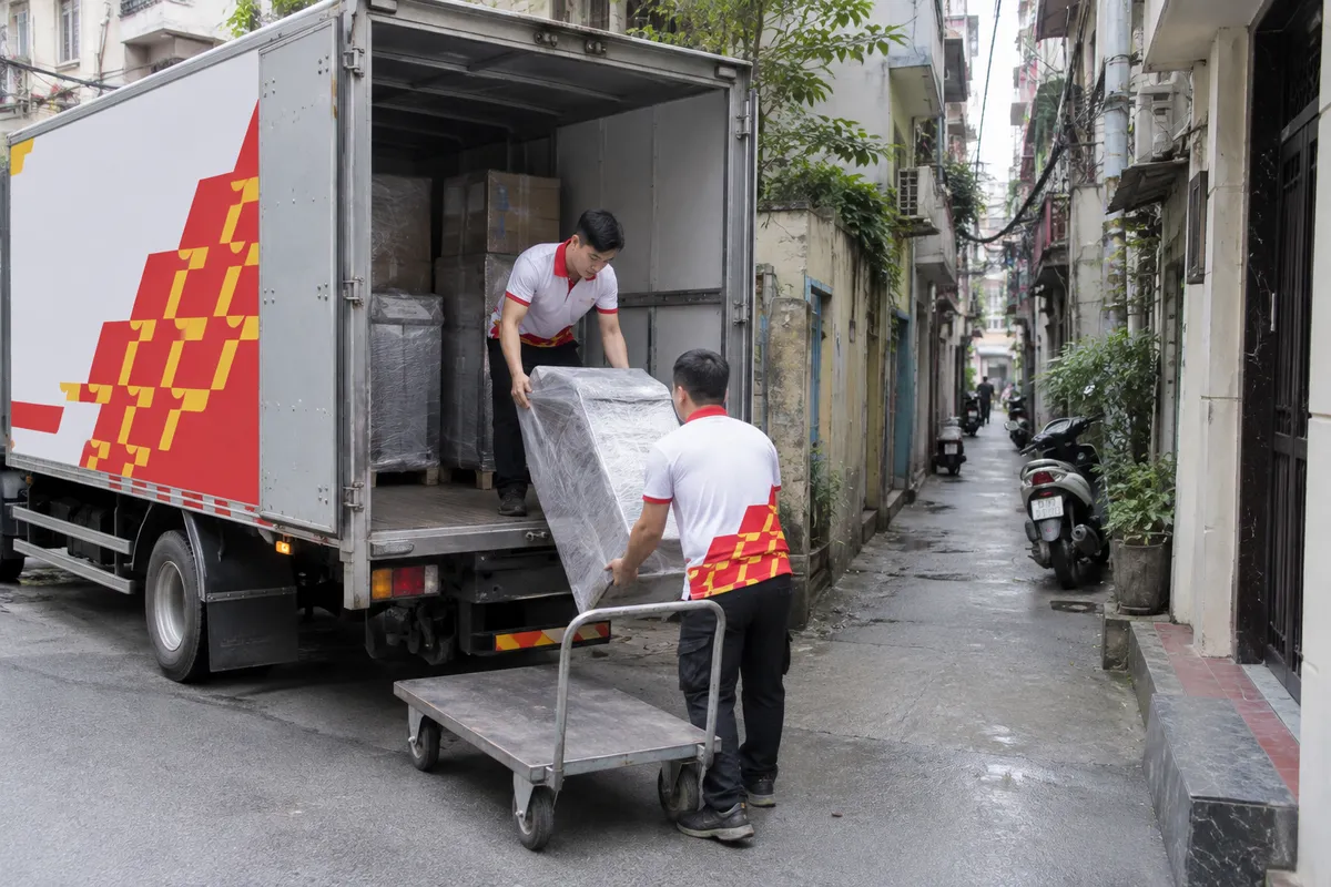 Phụ phí bốc xếp, lên tầng, vào ngõ: khi nào phát sinh, tính thế nào