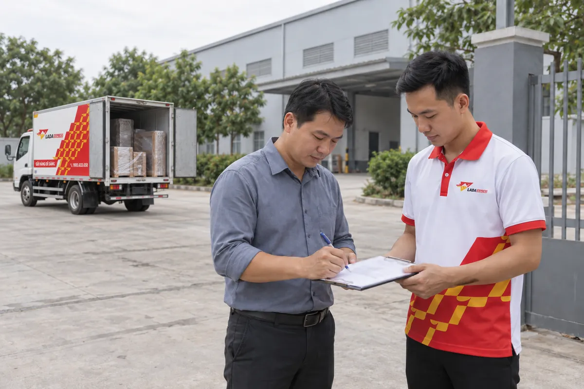 Doanh nghiệp gửi hàng xe tải ghép: hợp đồng và hóa đơn VAT thế nào?