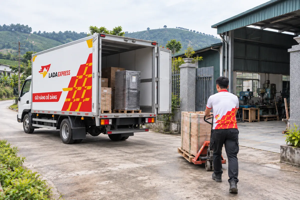 Gửi hàng từ Thái Nguyên về Hà Nội bằng xe tải ghép